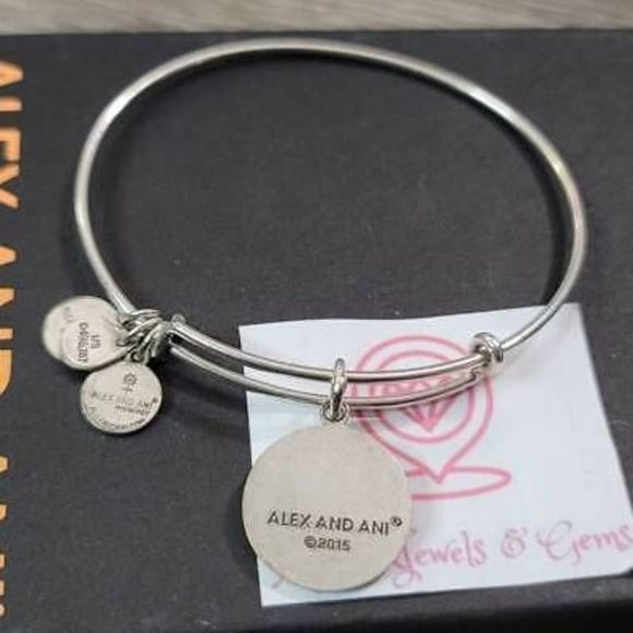 Alex and Ani love charm bracelet - Picture 2 of 3